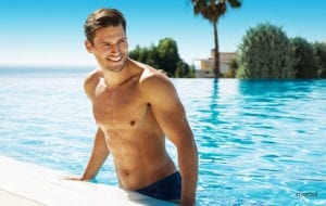 Men can feel more confident at the pool with a firmer chest after gynecomastia surgery.